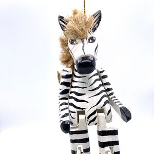 Hairy Zebra Ornament